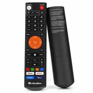 V3 Plus Voice Remote Control Compatible with vSeeBox V3 Plus V3 Pro Smart Bluetooth Voice Remote Control, Replacement Learning Bluetooth Remote Control V3 Plus Voice Remote Control Compatible with vSeeBox V3 Plus V3 Pro Smart Bluetooth Voice Remote Control, Replacement Learning Bluetooth Remote Control