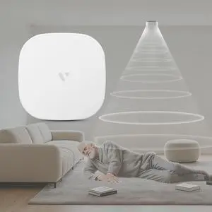 Human Presence Sensor WiFi Motion Detector mmWave Radar Wired Smart Motion Sensor Support 2.4 GHz Wi-Fi Fall Detection for Seniors Privacy-Safe Human Presence Sensor WiFi Motion Detector mmWave Radar Wired Smart Motion Sensor Support 2.4 GHz Wi-Fi Fall Detection for Seniors Privacy-Safe