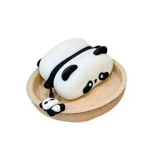 Wireless Charging Earphone Case Compatible with Airpods 4, Cute Animal Lying Panda Design Soft Silicone Full Body Protective Skin Cover, Kids Girls Women Cartoon Earbuds Accessories with Pendant Wireless Charging Earphone Case Compatible with Airpods 4, Cute Animal Lying Panda Design Soft Silicone Full Body Protective Skin Cover, Kids Girls Women Cartoon Earbuds Accessories with Pendant