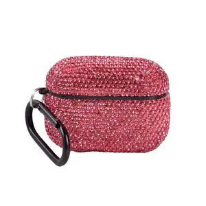 for AirPods Pro 3 Case Cover (2025), Glitter Sparkle Bling Hard Shell with Metal Lanyard, Compatible with AirPods Pro 3rd Generation Charging Case, Shockproof Protective Case (Rose) for AirPods Pro 3 Case Cover (2025), Glitter Sparkle Bling Hard Shell with Metal Lanyard, Compatible with AirPods Pro 3rd Generation Charging Case, Shockproof Protective Case (Rose)