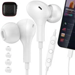MFi-Certified Lighting Earbuds for iPhone 14 13 12 11 Pro Max White | Magnetic Ear Buds Earphones Built-in Mic Volume Control Wired Headphones for iPhone 14 Plus 13 Pro 11 Pro Max XS XR 8 7 Plus MFi-Certified Lighting Earbuds for iPhone 14 13 12 11 Pro Max White | Magnetic Ear Buds Earphones Built-in Mic Volume Control Wired Headphones for iPhone 14 Plus 13 Pro 11 Pro Max XS XR 8 7 Plus