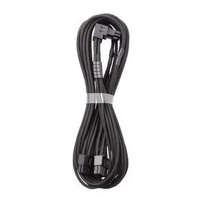 E-Series Pro ModFlex Sleeved 12V-2x6 12VHPWR 90° StealthSense PCIe Cable for EVGA G/G+ / P/P+ / T - Variant A (Black, 16-pin to Dual 8-pin, 60cm) E-Series Pro ModFlex Sleeved 12V-2x6 12VHPWR 90° StealthSense PCIe Cable for EVGA G/G+ / P/P+ / T - Variant A (Black, 16-pin to Dual 8-pin, 60cm)