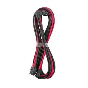 E-Series Pro ModFlex Sleeved 12V-2x6 12VHPWR 90° StealthSense PCIe Cable for EVGA G/G+ / P/P+ / T - Variant B (Black + Red, 16-pin to Dual 8-pin, 60cm) E-Series Pro ModFlex Sleeved 12V-2x6 12VHPWR 90° StealthSense PCIe Cable for EVGA G/G+ / P/P+ / T - Variant B (Black + Red, 16-pin to Dual 8-pin, 60cm)