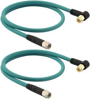 20 Inch 2-Pack SMA Male to Male RG142 Coaxial Cable Jumper 50 Ohm | Double-Shielded & Molded for Durability 50cm SMA Cable | for VNA, SWR Meter, Industrial Test, Spectrum Analyzer, Base Station 20 Inch 2-Pack SMA Male to Male RG142 Coaxial Cable Jumper 50 Ohm | Double-Shielded & Molded for Durability 50cm SMA Cable | for VNA, SWR Meter, Industrial Test, Spectrum Analyzer, Base Station