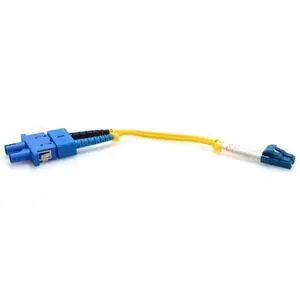 LC to ST Fiber Adapter 9/125 Singlemode Duplex Converter Dongle LC to ST Fiber Adapter 9/125 Singlemode Duplex Converter Dongle