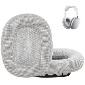 Replacement Ear Cushions for AirPods Max 1 Over-Ear Headphones,Mesh Fabric Covered Earpads with Memory Foam and Magnet (Silver) Replacement Ear Cushions for AirPods Max 1 Over-Ear Headphones,Mesh Fabric Covered Earpads with Memory Foam and Magnet (Silver)