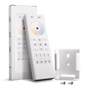 CCT Dual White RC02RF RF Remote 2.4G 4-Zone for CCT LED Strip Controller | Touch Remote Panel Supports Dual White CCT Adjustment CCT LED Strip Controller Work with WB5 LM052 LM053 C02W C02Z C02RF CCT Dual White RC02RF RF Remote 2.4G 4-Zone for CCT LED Strip Controller | Touch Remote Panel Supports Dual White CCT Adjustment CCT LED Strip Controller Work with WB5 LM052 LM053 C02W C02Z C02RF