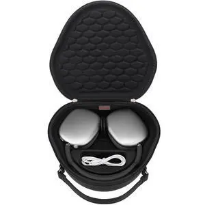 Smart Case for Apple AirPods Max Wireless Over-Ear Headphones(Supports Sleep Mode), New AirPods Max Headphones Hard Carrying Case,Earphone Travel Protective Holder Storage Bag, Black Smart Case for Apple AirPods Max Wireless Over-Ear Headphones(Supports Sleep Mode), New AirPods Max Headphones Hard Carrying Case,Earphone Travel Protective Holder Storage Bag, Black