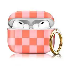 Compatiable for AirPod Pro 2nd/1st Generation Case,Lightweight & Durable Resistant Hard Case with Keychain,Stylish Design AirPod Case Cover for Women(Watermelon Red Checkerboard) Compatiable for AirPod Pro 2nd/1st Generation Case,Lightweight & Durable Resistant Hard Case with Keychain,Stylish Design AirPod Case Cover for Women(Watermelon Red Checkerboard)