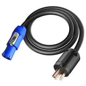 11AWG PowerCON Cable,NEMA 5-15p to PowerCON Connector,PowerCON Power Cable 20A 3 Pin PowerCon Input Male Connector Extension Power Wire for Outdoor Stage Light LED Screen-3FT 11AWG PowerCON Cable,NEMA 5-15p to PowerCON Connector,PowerCON Power Cable 20A 3 Pin PowerCon Input Male Connector Extension Power Wire for Outdoor Stage Light LED Screen-3FT