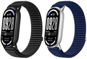 Nylon Bands Compatible with Xiaomi Smart Band 10/9/8,Lightweight Sport Replacement for Mi Band 10/9/8 for Women Men Nylon Bands Compatible with Xiaomi Smart Band 10/9/8,Lightweight Sport Replacement for Mi Band 10/9/8 for Women Men