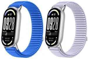 Nylon Bands Compatible with Xiaomi Smart Band 10/9/8,Lightweight Sport Replacement for Mi Band 10/9/8 for Women Men Nylon Bands Compatible with Xiaomi Smart Band 10/9/8,Lightweight Sport Replacement for Mi Band 10/9/8 for Women Men
