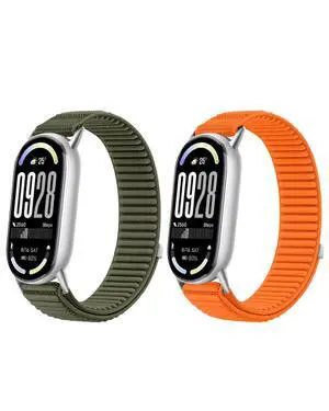 Nylon Bands Compatible with Xiaomi Smart Band 10/9/8,Lightweight Sport Replacement for Mi Band 10/9/8 for Women Men Nylon Bands Compatible with Xiaomi Smart Band 10/9/8,Lightweight Sport Replacement for Mi Band 10/9/8 for Women Men