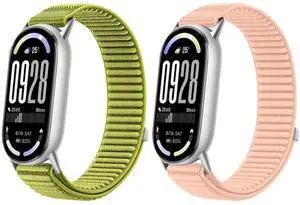 Nylon Bands Compatible with Xiaomi Smart Band 10/9/8,Lightweight Sport Replacement for Mi Band 10/9/8 for Women Men Nylon Bands Compatible with Xiaomi Smart Band 10/9/8,Lightweight Sport Replacement for Mi Band 10/9/8 for Women Men