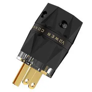 HiFi Power Plug, VM503G, Gold-Plated Pure Copper, Non-Magnetic, 15A/125V AC Mains Plug, Audio Grade Power Plug, Set Screws, US Power Connector for DIY Audiophile Power Cord HiFi Power Plug, VM503G, Gold-Plated Pure Copper, Non-Magnetic, 15A/125V AC Mains Plug, Audio Grade Power Plug, Set Screws, US Power Connector for DIY Audiophile Power Cord