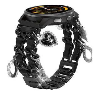 22mm Stylish Metal Band Compatible with Garmin Vivoactive 4/Venu4 45mm/Venu 3/Venu 2, Pretty Chain Strap Compatible with Forerunner 265/255/745 22mm Stylish Metal Band Compatible with Garmin Vivoactive 4/Venu4 45mm/Venu 3/Venu 2, Pretty Chain Strap Compatible with Forerunner 265/255/745