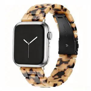 Resin Band Compatible with Apple Watch Band for Women 38mm 40mm 41mm 42mm 44mm 45mm 46mm 49mm Fashion Lightweight Strap for iWatch Series 11/10/9/8/7/6/5/4/SE/Ultra 3 2 Bracelet Wristband Resin Band Compatible with Apple Watch Band for Women 38mm 40mm 41mm 42mm 44mm 45mm 46mm 49mm Fashion Lightweight Strap for iWatch Series 11/10/9/8/7/6/5/4/SE/Ultra 3 2 Bracelet Wristband