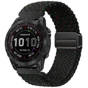 22mm-Quickfit-Bands for Garmin-Fenix-8-47mm - Magnetic Braided Replacement Strap for Garmin-Fenix-7/7 Pro/6/6 Pro/5/5 Plus Forerunner 965/955/945/Approach S70 47mm/S62/S60/Quatix 7 Smartwatch 22mm-Quickfit-Bands for Garmin-Fenix-8-47mm - Magnetic Braided Replacement Strap for Garmin-Fenix-7/7 Pro/6/6 Pro/5/5 Plus Forerunner 965/955/945/Approach S70 47mm/S62/S60/Quatix 7 Smartwatch