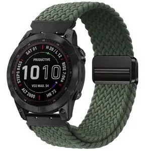 22mm-Quickfit-Bands for Garmin-Fenix-8-47mm - Magnetic Braided Replacement Strap for Garmin-Fenix-7/7 Pro/6/6 Pro/5/5 Plus Forerunner 965/955/945/Approach S70 47mm/S62/S60/Quatix 7 Smartwatch 22mm-Quickfit-Bands for Garmin-Fenix-8-47mm - Magnetic Braided Replacement Strap for Garmin-Fenix-7/7 Pro/6/6 Pro/5/5 Plus Forerunner 965/955/945/Approach S70 47mm/S62/S60/Quatix 7 Smartwatch