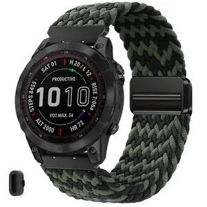 22mm-Quickfit-Bands for Garmin-Fenix-8-47mm - Magnetic Braided Replacement Strap for Garmin-Fenix-7/7 Pro/6/6 Pro/5/5 Plus Forerunner 965/955/945/Approach S70 47mm/S62/S60/Quatix 7 Smartwatch 22mm-Quickfit-Bands for Garmin-Fenix-8-47mm - Magnetic Braided Replacement Strap for Garmin-Fenix-7/7 Pro/6/6 Pro/5/5 Plus Forerunner 965/955/945/Approach S70 47mm/S62/S60/Quatix 7 Smartwatch