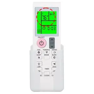 Replacement Remote Control for DAIKIN Air Conditioner FTXB09BXVJU, FTXB12BXVJU, FTXB18BXVJU, FTXB24BXVJU, FTXF09AXVJU, FTXF12AXVJU, FTXF18AXVJU, FTXF24AXVJU, with Backlit, Wall Mounting Bracket Replacement Remote Control for DAIKIN Air Conditioner FTXB09BXVJU, FTXB12BXVJU, FTXB18BXVJU, FTXB24BXVJU, FTXF09AXVJU, FTXF12AXVJU, FTXF18AXVJU, FTXF24AXVJU, with Backlit, Wall Mounting Bracket