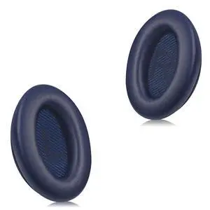Headphones Replacement Ear Pads, Protein Leather earpad Cushions for Bose Quiet Comfort QC35 Headphones, Replacement Earpads, Softer Memory Foam - Navy Blue Headphones Replacement Ear Pads, Protein Leather earpad Cushions for Bose Quiet Comfort QC35 Headphones, Replacement Earpads, Softer Memory Foam - Navy Blue