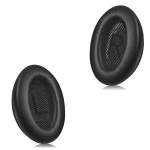 Headphones Replacement Ear Pads, Protein Leather earpad Cushions for Bose QuietComfort QC35 Headphones, Replacement Earpads, Softer Memory Foam - Black Headphones Replacement Ear Pads, Protein Leather earpad Cushions for Bose QuietComfort QC35 Headphones, Replacement Earpads, Softer Memory Foam - Black