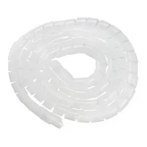 Spiral Cable Wrap Wire Cord Wraps 1-inch x 6ft PE Polyethylene Flexible Tubing for Computer Wire Spiral Cable Wrap Wire Cord Wraps 1-inch x 6ft PE Polyethylene Flexible Tubing for Computer Wire