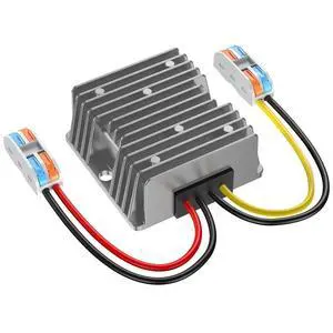 Step Down Converter 24V to 12V Voltage Converter, 24 to 12 Volt 30A 360W with Quick Connector Cable Connector 24V to 12V Voltage Converter for Golf Cart Light Truck (DC15-40 V Input) Step Down Converter 24V to 12V Voltage Converter, 24 to 12 Volt 30A 360W with Quick Connector Cable Connector 24V to 12V Voltage Converter for Golf Cart Light Truck (DC15-40 V Input)