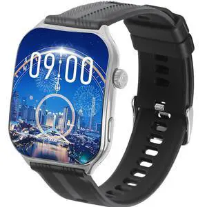 Smart Watch with 1.95" AMOLED Display, ChatGPT AI& Bluetooth Call, Fitness Tracker for Women Men, Heart Rate & Sleep Monitor, 100+ Sports Modes, 10 Days Battery, IP68 Waterproof (Sliver) Smart Watch with 1.95" AMOLED Display, ChatGPT AI& Bluetooth Call, Fitness Tracker for Women Men, Heart Rate & Sleep Monitor, 100+ Sports Modes, 10 Days Battery, IP68 Waterproof (Sliver)