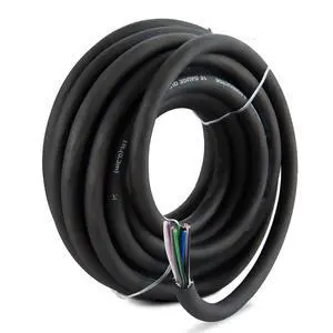 20 Feet 9 Conductor Speaker Wire/Cable - 18 AWG 100% Pure OFC, Ultra-Flex and Easy Peel Jacket, Bare Copper with Color Coded Conductors 20 Feet 9 Conductor Speaker Wire/Cable - 18 AWG 100% Pure OFC, Ultra-Flex and Easy Peel Jacket, Bare Copper with Color Coded Conductors