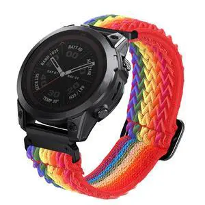 Upgraded Quick Fit 22mm Elastic Band for Garmin Fenix 8 47mm/ Instinct 3 45mm/ Fenix 7/6/5, Soft Stretchy Loop Nylon Wristband Strap for epix Pro/Tactix 8 (47mm) Upgraded Quick Fit 22mm Elastic Band for Garmin Fenix 8 47mm/ Instinct 3 45mm/ Fenix 7/6/5, Soft Stretchy Loop Nylon Wristband Strap for epix Pro/Tactix 8 (47mm)