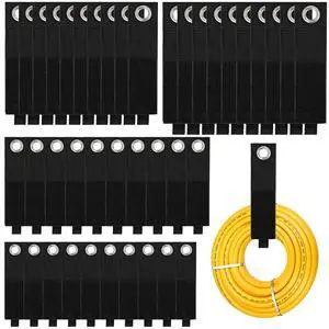 40 Pcs Extension Cord Holder Organizer, Heavy Duty Storage Straps, Hanging Extension Cord Organizer for Cable Management & Storage On Garage Wall, Garage Hooks Storage Straps for Cable Hose Cord 40 Pcs Extension Cord Holder Organizer, Heavy Duty Storage Straps, Hanging Extension Cord Organizer for Cable Management & Storage On Garage Wall, Garage Hooks Storage Straps for Cable Hose Cord