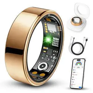Gen4 Smart Ring,2026 Upgraded,Smart Health Ring for Women Men Fitness Tracker with Heart Rate,Blood Oxygen,Sleep Monitoring,Step Counting,No Subscription,Rose Gold 7 Gen4 Smart Ring,2026 Upgraded,Smart Health Ring for Women Men Fitness Tracker with Heart Rate,Blood Oxygen,Sleep Monitoring,Step Counting,No Subscription,Rose Gold 7