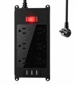 6FT Outdoor Weatherproof Power Strip with 4/6 AC Outlets (Black-6AC-3A) | 3 USB-A & 2 USB-C Ports, Weatherproof Design, Outdoor Use, 6 Foot Cord, Multiple Outlets 6FT Outdoor Weatherproof Power Strip with 4/6 AC Outlets (Black-6AC-3A) | 3 USB-A & 2 USB-C Ports, Weatherproof Design, Outdoor Use, 6 Foot Cord, Multiple Outlets