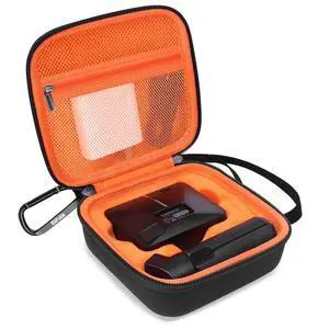 Carrying Case for Garmin Approach R10 Golf Launch Monitor, Custom-Insert Storage Holder with Mesh Pocket for USB Cable, Charging Adapter (Black) Carrying Case for Garmin Approach R10 Golf Launch Monitor, Custom-Insert Storage Holder with Mesh Pocket for USB Cable, Charging Adapter (Black)