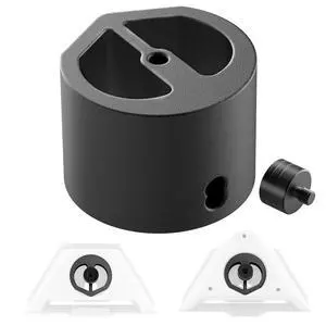 Starlink Mini Tripod Adapter Fits 2026-2024 Mini Pipe Mount, CNC Aluminum | 1/4''-20 & 3/8"-16 Thread, Starlink Mini Accessories for Quick Release Plates, Tripods, Clamps, Ram and Ball Mounts Starlink Mini Tripod Adapter Fits 2026-2024 Mini Pipe Mount, CNC Aluminum | 1/4''-20 & 3/8"-16 Thread, Starlink Mini Accessories for Quick Release Plates, Tripods, Clamps, Ram and Ball Mounts