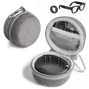 Wristband Protective Case for Met-a Ra-y ban Dis-Play (Gray) Wristband Protective Case for Met-a Ra-y ban Dis-Play (Gray)