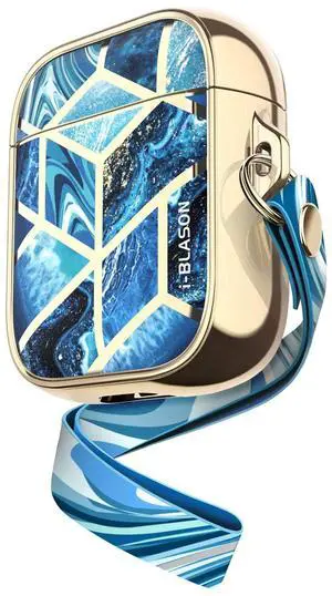 Cosmo Series Case Designed for Airpods 2nd Generation/1st Generation, 360° Protective Stylish Marble AirPods Case Cover Compatible with Apple AirPods 1st/2nd (Ocean) Cosmo Series Case Designed for Airpods 2nd Generation/1st Generation, 360° Protective Stylish Marble AirPods Case Cover Compatible with Apple AirPods 1st/2nd (Ocean)