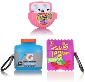 (3Pack) Case for Airpods 3rd Generation(2022), Silicone Airpods 3 Case Protective Cover with Cute Funny Skin Design, with Keychain (G+BUBB+Tak) (3Pack) Case for Airpods 3rd Generation(2022), Silicone Airpods 3 Case Protective Cover with Cute Funny Skin Design, with Keychain (G+BUBB+Tak)