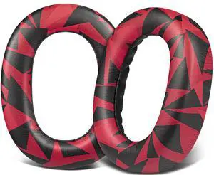 Earpads Replacement for Jabra Evolve2 85 UC/Evolve 2 85 MS Wireless Headset (Do Not fit Elite 85H), Ear Pads Cushions with Softer Protein Leather, Noise Isolation Foam - Red Storm Earpads Replacement for Jabra Evolve2 85 UC/Evolve 2 85 MS Wireless Headset (Do Not fit Elite 85H), Ear Pads Cushions with Softer Protein Leather, Noise Isolation Foam - Red Storm