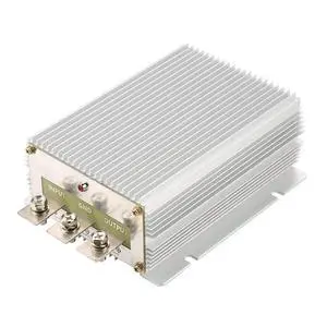 DC DC Power Supply Converter, 24V to 12V 60A 720W Step Down Voltage Regulator Module with Die Cast Aluminum Shell for Automotive Marine Solar Applications DC DC Power Supply Converter, 24V to 12V 60A 720W Step Down Voltage Regulator Module with Die Cast Aluminum Shell for Automotive Marine Solar Applications