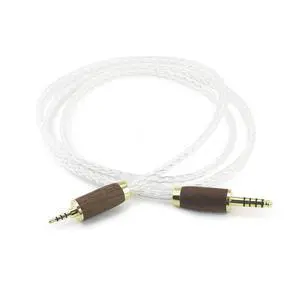 2.5mm Balanced Male to 4.4mm Balanced Male Headphone Audio Adapter Cable 8 Cores 6N OCC Copper Single Crystal Silver Plated Wire Walnut Wood Shell 2.5mm to 4.4mm 4.9ft 2.5mm Balanced Male to 4.4mm Balanced Male Headphone Audio Adapter Cable 8 Cores 6N OCC Copper Single Crystal Silver Plated Wire Walnut Wood Shell 2.5mm to 4.4mm 4.9ft