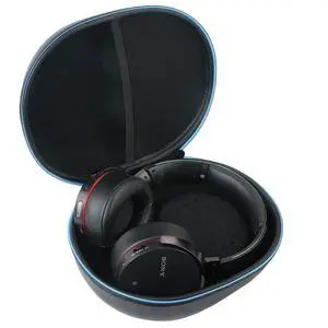 Hard Travel Case for Full Size Headphone | Compatible with Most Headphone, Shockproof, Impact-resistant, Protective Storage Box, Smooth Zipper Hard Travel Case for Full Size Headphone | Compatible with Most Headphone, Shockproof, Impact-resistant, Protective Storage Box, Smooth Zipper