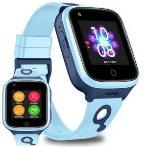 Kids GPS Smart Watch 4G Calling Whatsapp Line Facebook Worldwide Tracker Real-time Tracking Phone Video Voice Message Chat SOS Alarm Geo-Fence Pedometer Anti-Lost for 3-15 Boys Girls (Blue) Kids GPS Smart Watch 4G Calling Whatsapp Line Facebook Worldwide Tracker Real-time Tracking Phone Video Voice Message Chat SOS Alarm Geo-Fence Pedometer Anti-Lost for 3-15 Boys Girls (Blue)