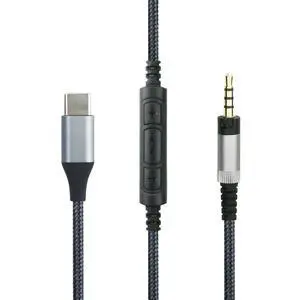 USB C Audio Cable Compatible with Sennheiser HD400S HD4.40 HD4.40BT HD4.50 HD4.50BTNC Headphone, Remote Volume Mic Compatible with iPhone 17/ Air /16/15/iPad USB C Audio Cable Compatible with Sennheiser HD400S HD4.40 HD4.40BT HD4.50 HD4.50BTNC Headphone, Remote Volume Mic Compatible with iPhone 17/ Air /16/15/iPad
