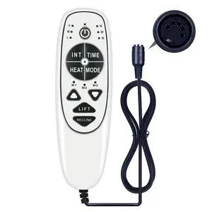 5 Pin Female Plug 9 Button DN-34A Replacement Remote Control with Vibration Massage & Heat fit for Lift Recliner Chair 5 Pin Female Plug 9 Button DN-34A Replacement Remote Control with Vibration Massage & Heat fit for Lift Recliner Chair