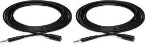 MHE-105 3.5 mm TRS to 3.5 mm TRS Headphone Extension Cable, 5 Feet (Pack of 2) MHE-105 3.5 mm TRS to 3.5 mm TRS Headphone Extension Cable, 5 Feet (Pack of 2)