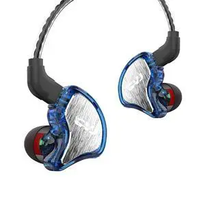 CVJ CS8 in Ear Monitors, 3BA 1DD Hybrid Drivers Reference Grade in Ear Earphone,10mm Beryllium-Coated Dynamic Driver IEMs in-Ear Earbuds with Detachable 2pin 0.78 Cable (Blue No Mic) CVJ CS8 in Ear Monitors, 3BA 1DD Hybrid Drivers Reference Grade in Ear Earphone,10mm Beryllium-Coated Dynamic Driver IEMs in-Ear Earbuds with Detachable 2pin 0.78 Cable (Blue No Mic)