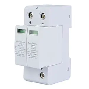 Dc Solar Surge Protector, 2P 20KA Voltage Surge Protector Surge Protective Device DC Photovoltaic Lightning Protector Low-Voltage Arrester Solar PV Lightning Arrester Device for Home Dc Solar Surge Protector, 2P 20KA Voltage Surge Protector Surge Protective Device DC Photovoltaic Lightning Protector Low-Voltage Arrester Solar PV Lightning Arrester Device for Home